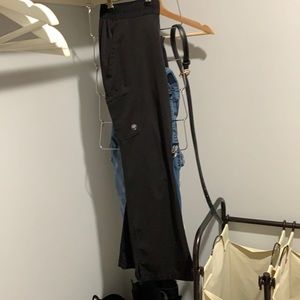 Healing hands black medium petite scrub bottoms